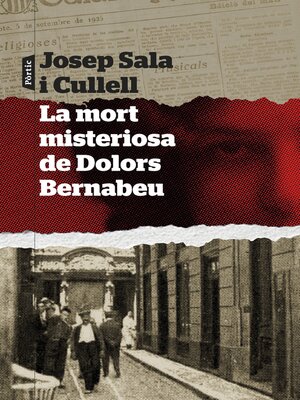 cover image of La mort misteriosa de Dolors Bernabeu